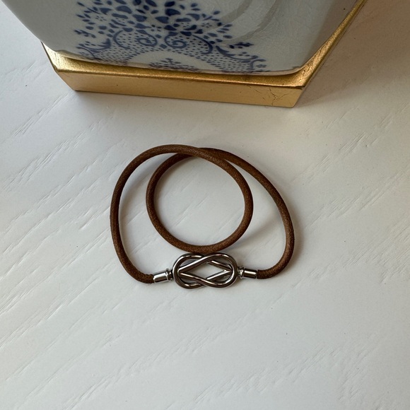 HP! ππ Hermes Atame Leather Bracelet - Picture 12 of 13